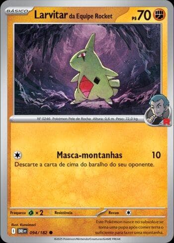 Larvitar da Equipe Rocket (094/182)