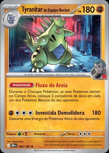 Tyranitar da Equipe Rocket (096/182)