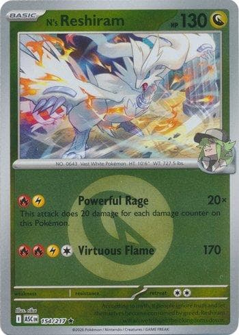 Reshiram do N (154/217)