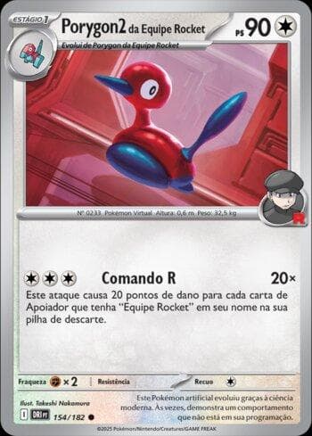 Porygon2 da Equipe Rocket (154/182)