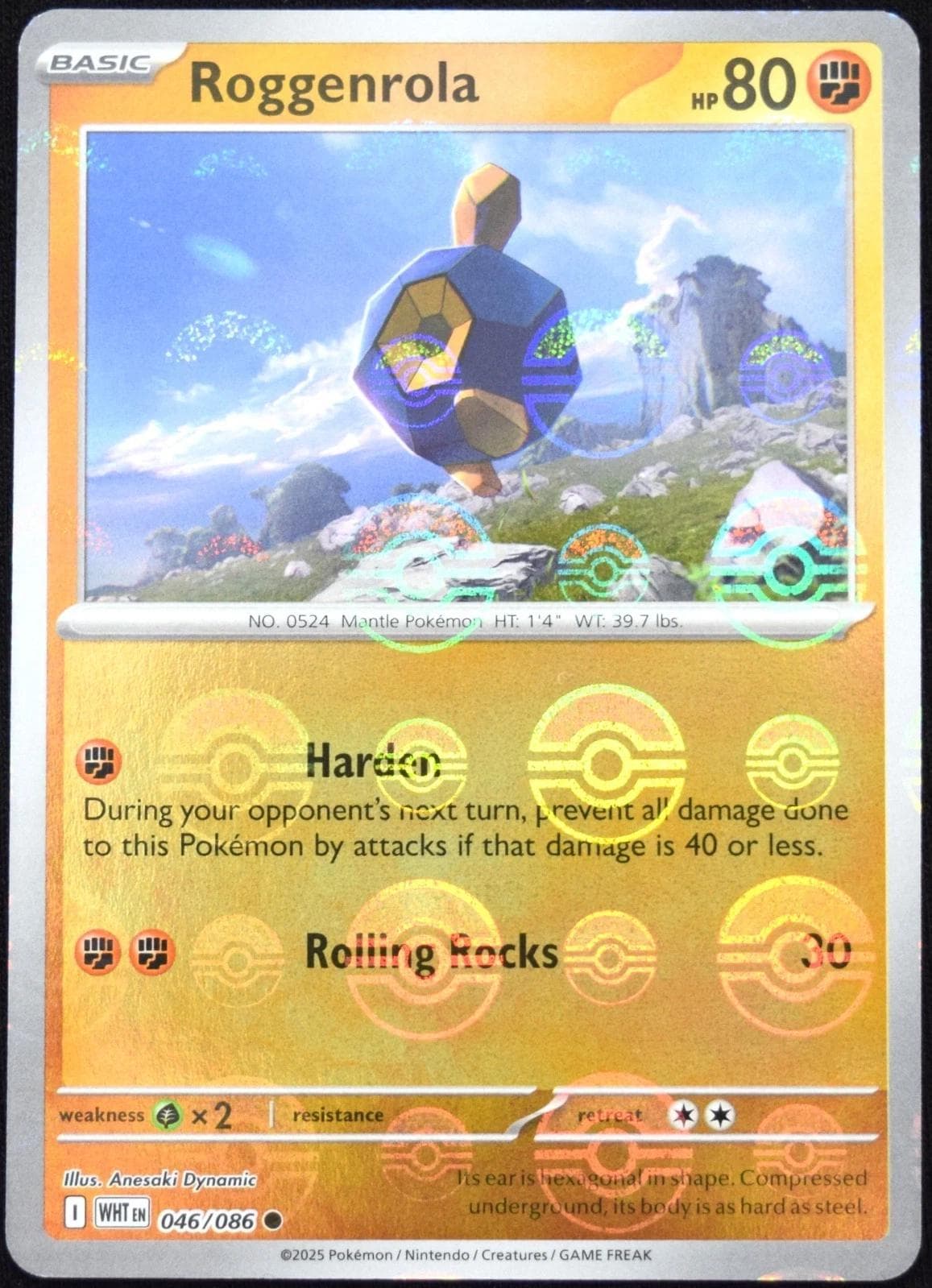 Roggenrola (046/086) Pokeball Foil