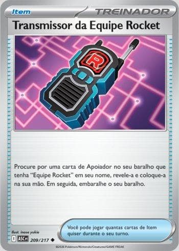 Transmissor da Equipe Rocket (209/217)
