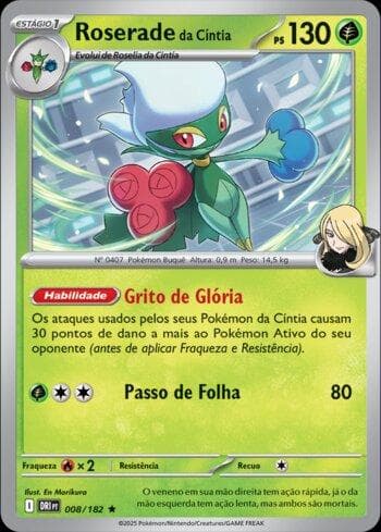 Roserade da C&iacute;ntia (008/182)