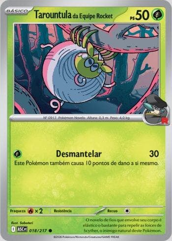 Tarountula da Equipe Rocket (018/217)